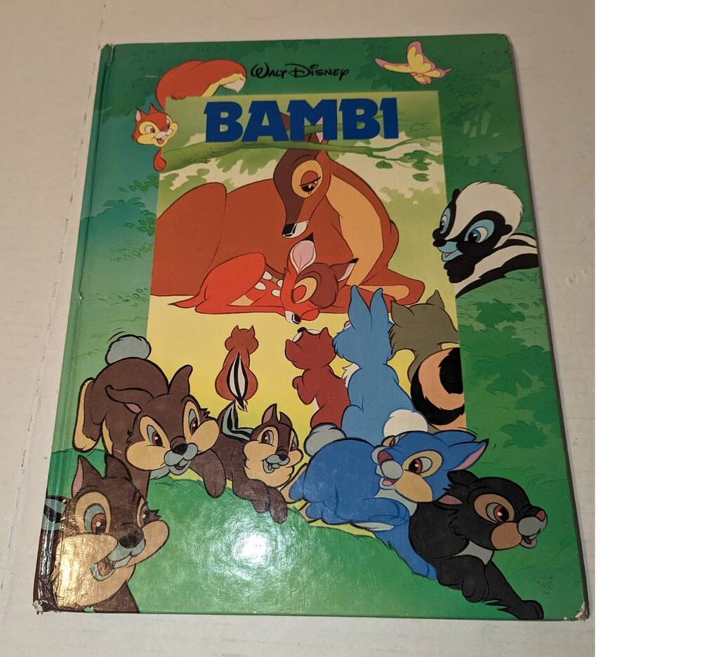 1988 Walt Disney's Bambi Twin Books, Made Exclusively for K-Mart Oversized